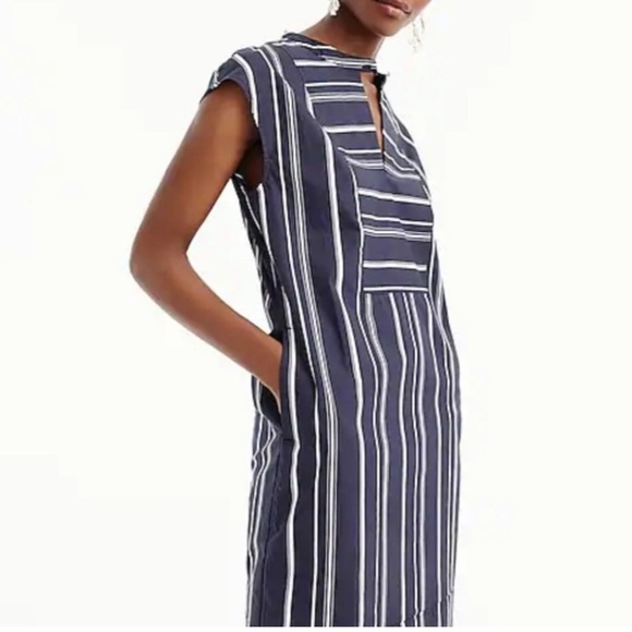 NEW J Crew | Easy Tunic Dress | Navy Blue | Women's Size Small - Picture 1 of 14